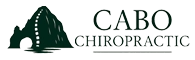 Green Cabo Chiropractic scrolling row logo.
